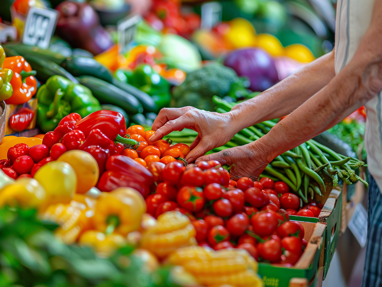 Свіжі овочі та фрукти для збалансованого харчування